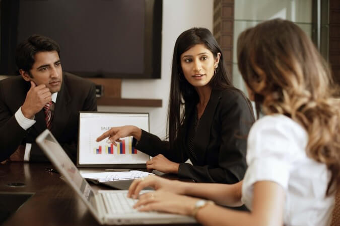 Private Investigators Discussing a Case
